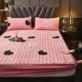 DRAP HOUSSE MATELASSÉ AVEC 2 OREILLERS