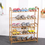 Étagère à Chaussures à 4 Niveaux avec système de Rangement pour Chaussures en intissé Étanche