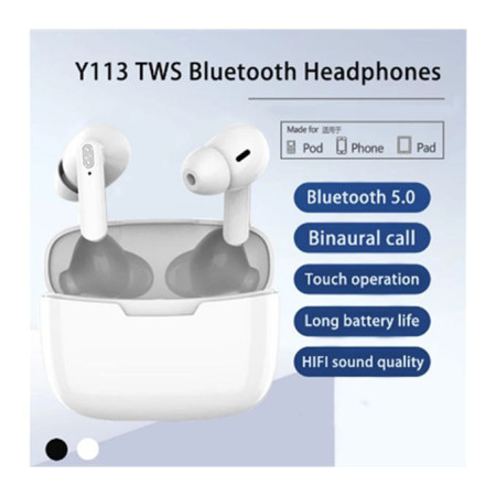 Y113 Bluetooth 5.0 Wireless Bluetooth - Blanc