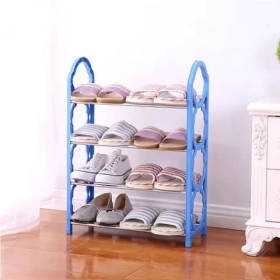 Étagère à chaussures en aluminium