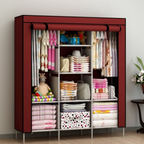 Armoire en tissu 3 battants