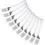 10PCS 18.5cm De Longueur Fourchette de Table Acier Inoxydable