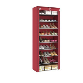 Étagères de rangement en tissu empilables Rouge