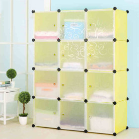 Armoire en placard 3 battants vert