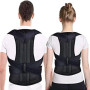 Corecteur de posture ceinture de Massage Médicale avec Soutien Dorsal pour épaule - Noir