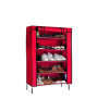 Armoire Penderie - Cube Montable et démontable 4 battants plus range chaussure
